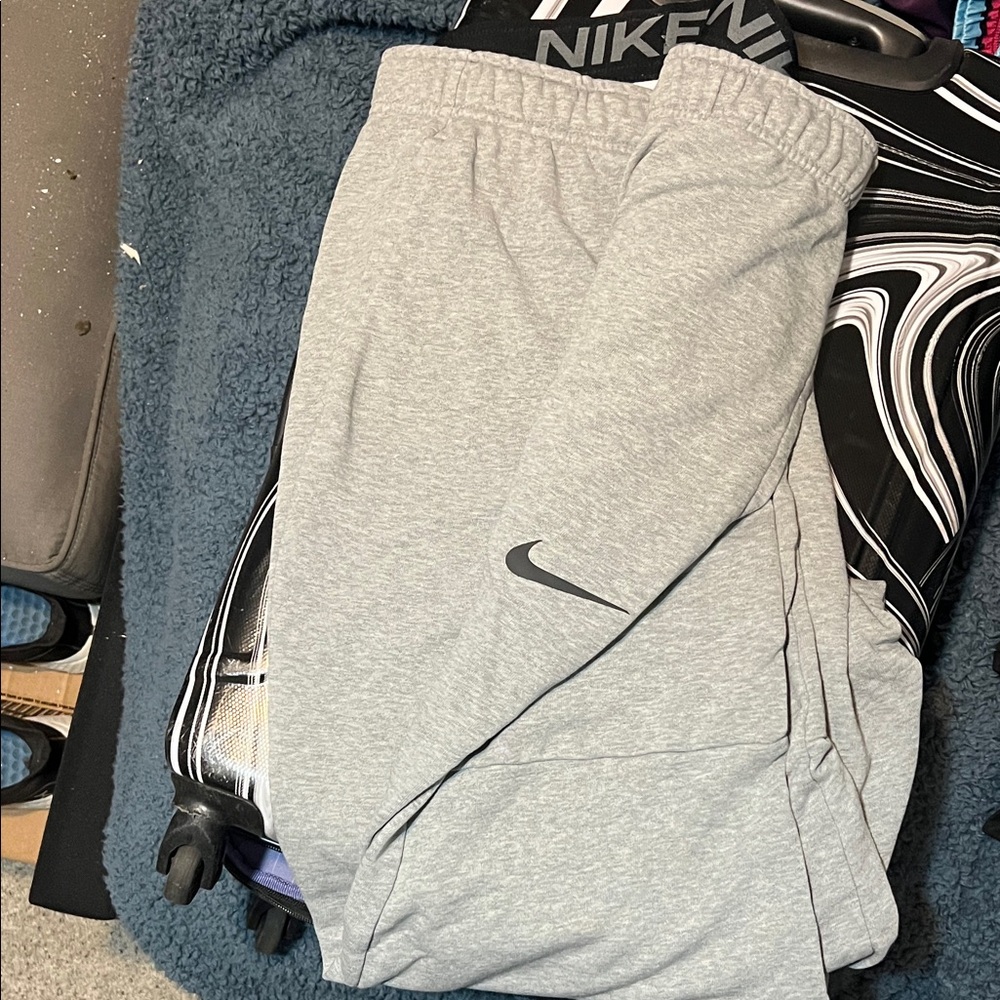 Nike Kids Light Gray Joggers